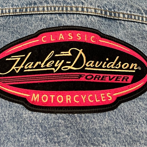 Vintage 90s Harley-Davidson Denim Jacket - Picture 5 of 12